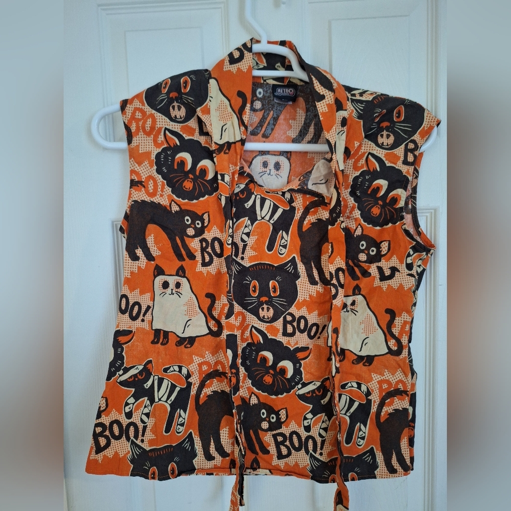 Retrolicious Halloween Print Shirt